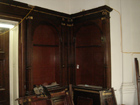 Original Antique Burr Mahogany Library by W. Turner Lord & Co.